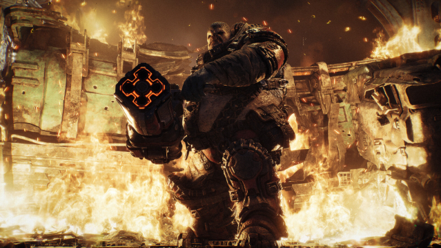 Hình ảnh quảng bá ngày phát hành Gears of War: E-Day trên PC và Xbox