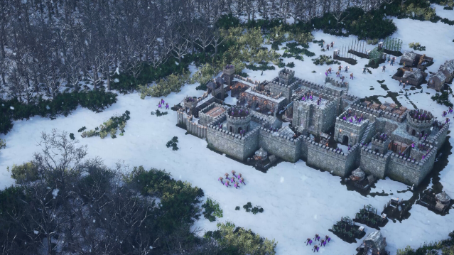 Bối cảnh một cuộc vây hãm thành trì trong Stronghold 4