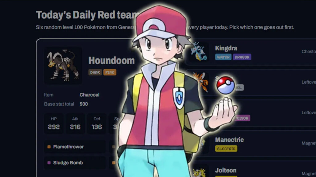 Chế độ luyện tập của trò chơi Pokémon Daily Red