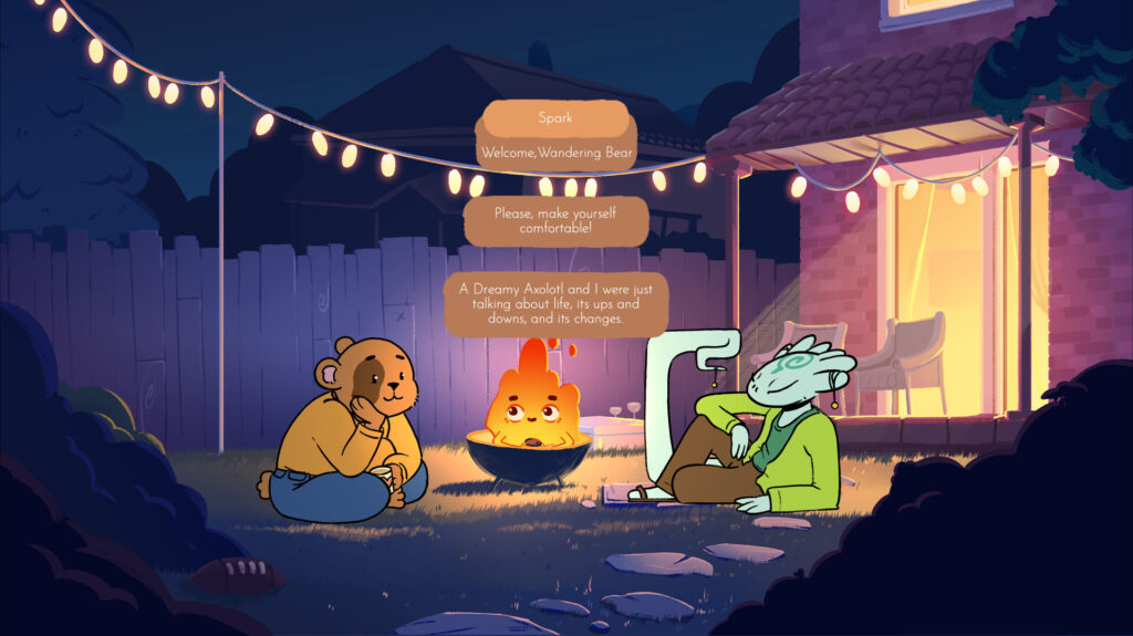 Nút thêm Fireside Feelings vào tài khoản Steam